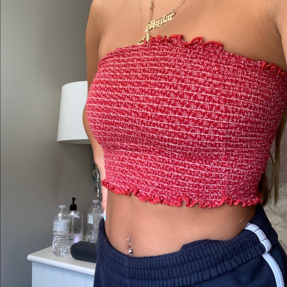 John Galt red tube top